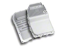 PPE Heavy-Duty Cast Aluminum Deep Transmission Pan; Raw (15-17 Yukon w/ 8L90 Transmission)