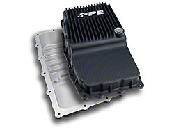 PPE Heavy-Duty Deep Cast Aluminum Transmission Pan; Black (21-25 Yukon w/ 10L80 Transmission, Excluding Duramax)