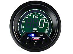 Prosport 60mm Premium EVO Series Oil Pressure Gauge; Quad Color (Universal; Some Adaptation May Be Required)