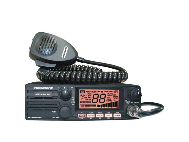 President Electronics RAM 1500 40-Channel Mobile AM/SSB CB Radio with ...