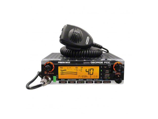 President Electronics Ranger 40-Channel Mobile AM/FM/SSB CB Radio with ...
