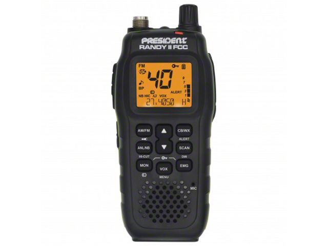 President Electronics Sierra 2500 40-Channel AM/FM Handheld CB Radio ...