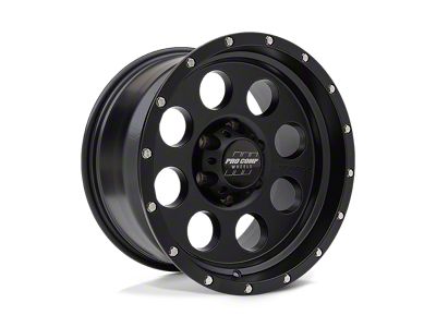 Pro Comp Wheels Proxy Satin Black 5-Lug Wheel; 17x9; -6mm Offset (02-08 RAM 1500, Excluding Mega Cab)