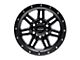 Pro Comp Wheels 62 Series Apex Satin Black Milled 6-Lug Wheel; 17x9; -6mm Offset (07-13 Sierra 1500)