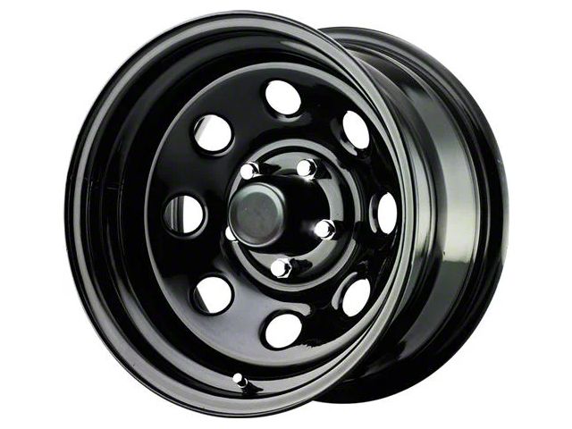 Pro Comp Wheels 97 Series Rock Crawler Gloss Black 6-Lug Wheel; 17x8; -6mm Offset (07-13 Silverado 1500)