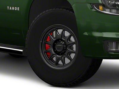 Pro Comp Pulse Matte Black 6-Lug Wheel; 17x8; 20mm Offset (15-20 Tahoe)