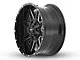 Pro Comp Wheels Blockade Gloss Black Milled 8-Lug Wheel; 20x9.5; -6mm Offset (06-08 RAM 1500 Mega Cab)