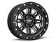 Pro Comp Wheels Cognito Satin Black Milled 6-Lug Wheel; 17x9; -6mm Offset (14-18 Sierra 1500)