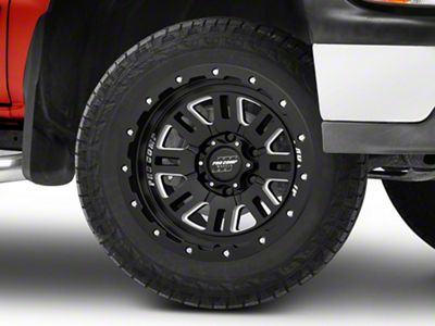 Pro Comp Wheels Cognito Satin Black Milled 6-Lug Wheel; 20x9; 0mm Offset (99-06 Silverado 1500)