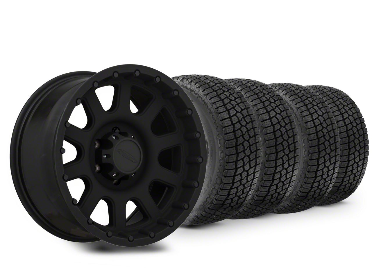 18×9 Pro Comp 32 Series Wheel & 33in Milestar All-Terrain Patagonia AT/R Tire Package (09-14 F-150)