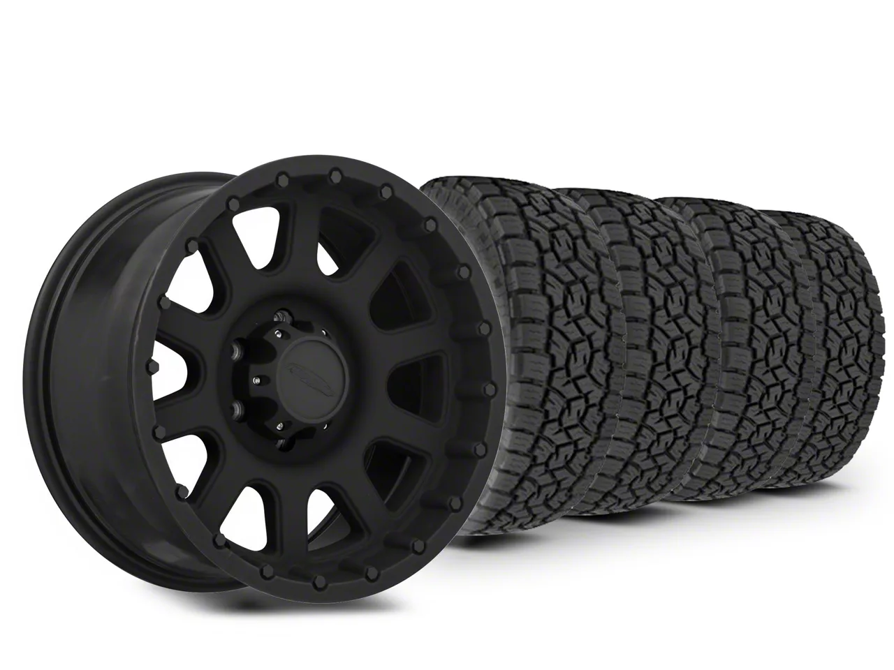 18×9 Pro Comp 32 Series Wheel & 33in Toyo All-Terrain Open Country A/T III Tire Package (15-20 F-150)