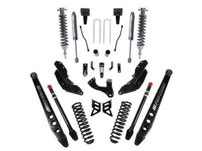 Pro Comp Suspension 4-Inch Stage III 4-Link Suspension Lift Kit with PRO-VST Front Coil-Overs and PRO-VST Rear Shocks (17-22 F-250 Super Duty)