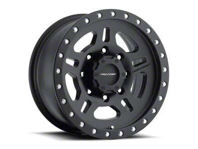 Pro Comp Wheels La Paz Satin Black 6-Lug Wheel; 17x8.5; 0mm Offset (14-18 Sierra 1500)
