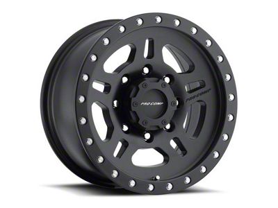 Pro Comp Wheels La Paz Satin Black 6-Lug Wheel; 17x8.5; 0mm Offset (14-18 Silverado 1500)