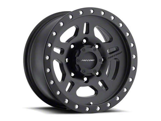 Pro Comp Wheels La Paz Satin Black 6-Lug Wheel; 17x8.5; 0mm Offset (19-24 Silverado 1500)
