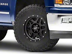 Pro Comp Wheels Phaser Satin Black 6-Lug Wheel; 17x9; -6mm Offset (14-18 Silverado 1500)