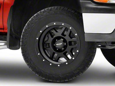 Pro Comp Wheels Phaser Satin Black 6-Lug Wheel; 17x9; -6mm Offset (99-06 Silverado 1500)