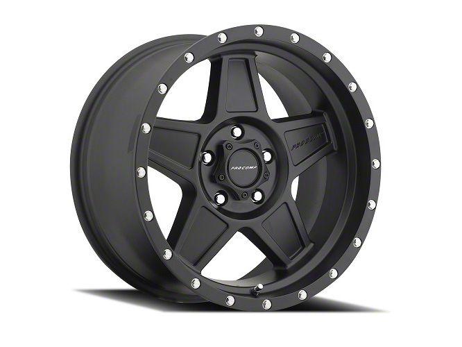 Pro Comp Wheels Silverado Predator Satin Black 6-Lug Wheel - 17x8.5 ...