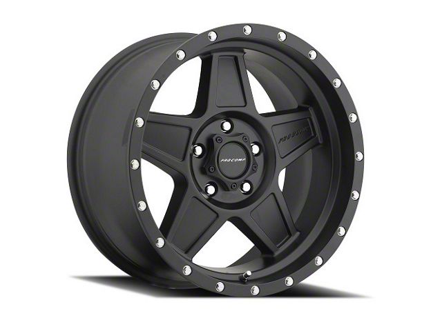 Pro Comp Wheels Predator Satin Black 6-Lug Wheel; 18x9; 0mm Offset (07-13 Sierra 1500)