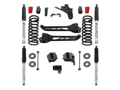 Pro Comp Suspension 4-Inch Stage II Suspension Lift Kit with Monotube Shocks (19-24 4WD 6.7L RAM 2500 w/o Air Ride)