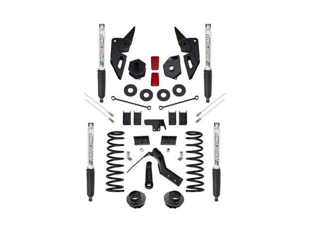 Pro Comp Suspension 6-Inch Stage I Radius Arm Suspension Lift Kit with Monotube Shocks (14-18 4WD 6.7L RAM 2500 w/o Air Ride)