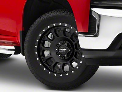 Pro Comp Wheels Rockwell Satin Black 6-Lug Wheel; 20x9; -12mm Offset (19-25 Silverado 1500)