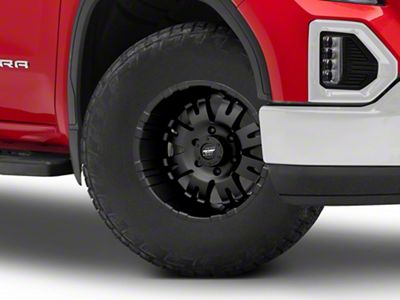 Pro Comp Wheels 01 Series Satin Black 6-Lug Wheel; 17x8; 0mm Offset (19-24 Sierra 1500)