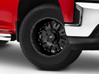 Pro Comp Wheels 01 Series Satin Black 6-Lug Wheel; 17x9; -6mm Offset (19-25 Silverado 1500)