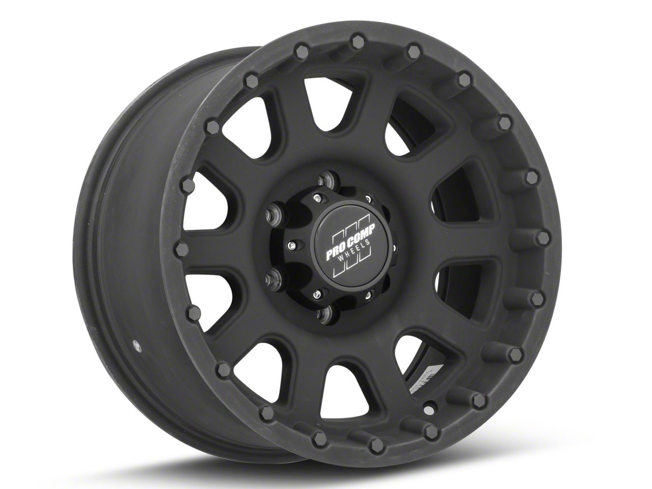 Pro Comp Wheels Silverado 1500 32 Series Bandido Flat Black 6-Lug Wheel ...