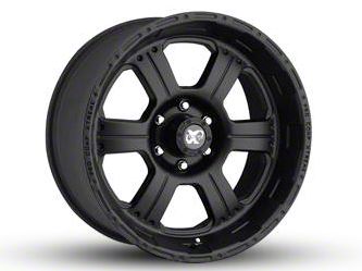 XD Silverado 1500 Rockstar II Satin Black 6-Lug Wheel; 17x8
