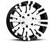 Pro Comp Wheels 01 Series Gloss Black Machined 6-Lug Wheel; 17x8; 0mm Offset (14-18 Sierra 1500)