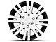 Pro Comp Wheels 01 Series Gloss Black Machined 6-Lug Wheel; 17x8; 0mm Offset (07-13 Sierra 1500)