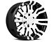 Pro Comp Wheels 01 Series Gloss Black Machined 6-Lug Wheel; 17x8; 0mm Offset (19-24 Silverado 1500)