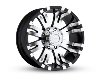 Pro Comp Wheels 01 Series Gloss Black Machined 8-Lug Wheel; 18x9.5; -19mm Offset (06-08 RAM 1500 Mega Cab)