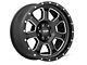 Pro Comp Wheels Sledge Satin Black Milled 6-Lug Wheel; 17x9; -6mm Offset (14-18 Silverado 1500)
