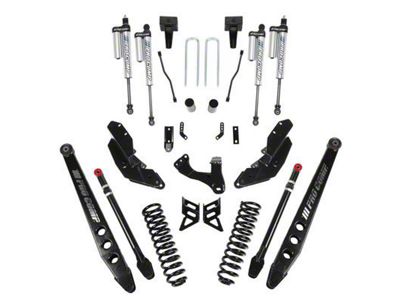 Pro Comp Suspension 4-Inch Stage III 4-Link Suspension Kit with Pro Runner Reservoir Shocks (17-22 4WD 6.7L Powerstroke F-250 Super Duty)