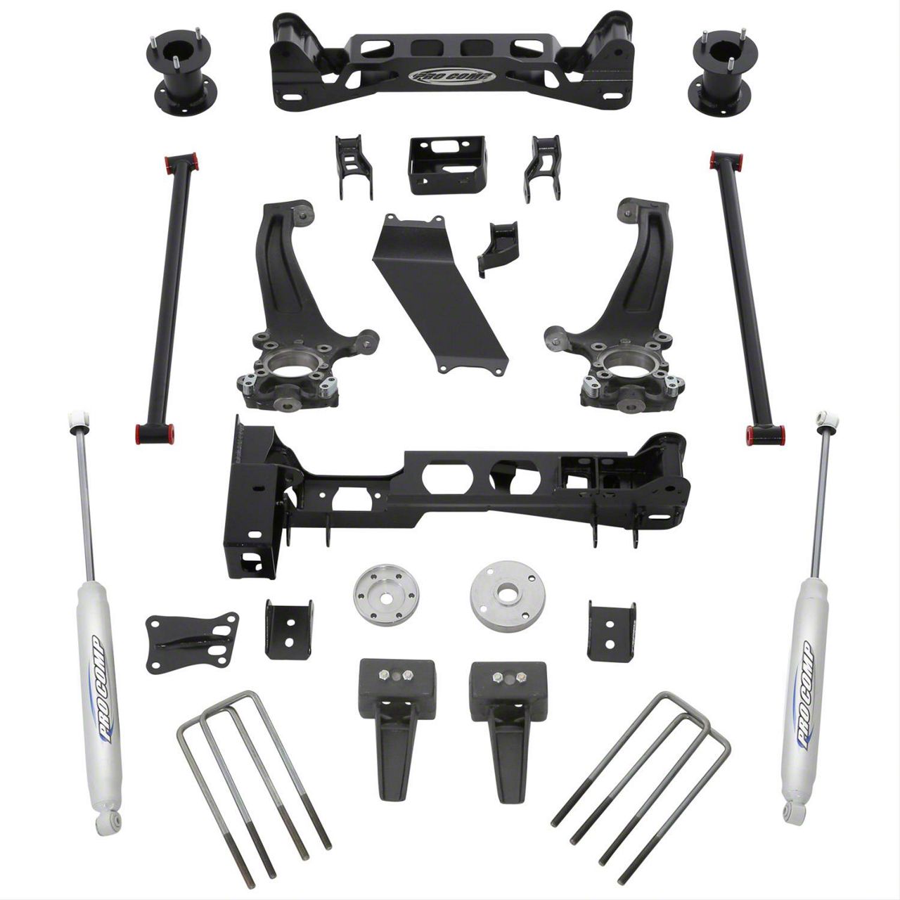 Pro Comp Suspension 4-Inch Stage I Suspension Lift Kit with ES9000 Shocks (15-20 4WD F-150, Excluding Raptor)