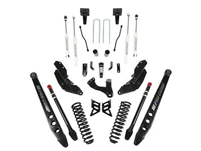 Pro Comp Suspension 4-Inch Stage III 4-Link Suspension Lift Kit with ES9000 Shocks (17-22 4WD 6.7L Powerstroke F-350 Super Duty)