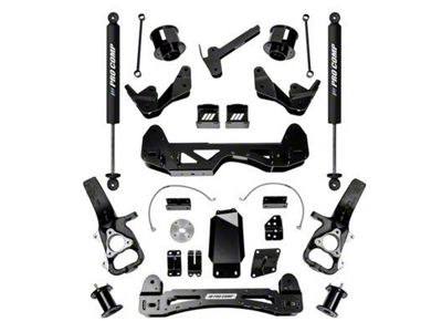 Pro Comp Suspension 6-Inch Stage I Suspension Lift Kit with PRO-X Shocks (19-24 4WD RAM 1500, Excluding Rebel & TRX)
