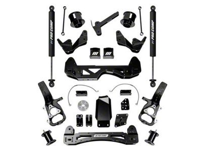 Pro Comp Suspension 6-Inch Stage I Suspension Lift Kit with PRO-X Shocks (19-24 4WD RAM 1500, Excluding Rebel, RHO & TRX)