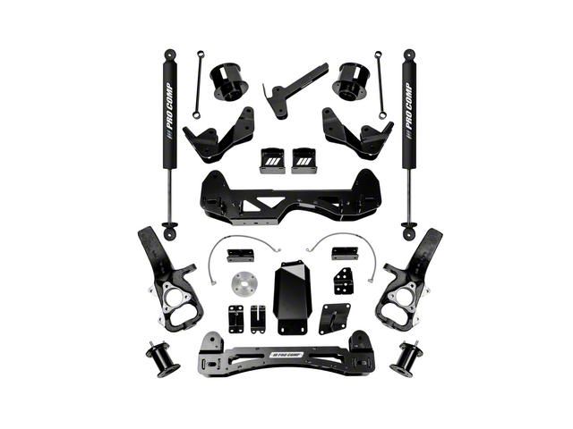 Pro Comp Suspension 6-Inch Stage I Suspension Lift Kit with PRO-X Shocks (19-24 4WD RAM 1500, Excluding Rebel & TRX)