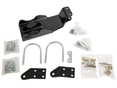 Pro Comp Suspension Single Steering Stabilizer Bracket for Inverted T-Style Steering (2008 4WD RAM 1500 Mega Cab)