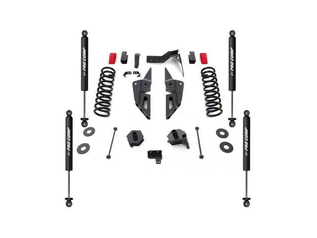 Pro Comp Suspension 4-Inch Stage II Suspension Lift Kit with PRO-X Shocks (14-18 6.7L RAM 2500)