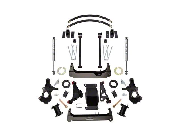 Pro Comp Suspension 6-Inch Suspension Lift Kit with PRO-M Shocks (16-18 Sierra 1500 w/ Stock Cast Aluminum or Stamped Steel Control Arms, Excluding Denali)