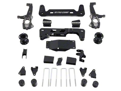 Pro Comp Suspension 6-Inch Suspension Lift Kit with Rear Shock Extentions (19-24 Sierra 1500, Excluding AT4 & Denali)