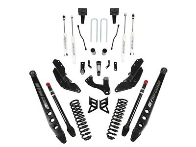 Pro Comp Suspension 4-Inch Stage III 4-Link Suspension Lift Kit with ES9000 Shocks (17-22 4WD 6.7L Powerstroke F-250 Super Duty)