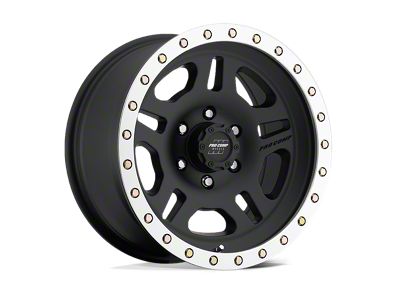 Pro Comp Wheels La Paz Satin Black Machined 6-Lug Wheel; 17x8.5; 0mm Offset (21-25 Tahoe)
