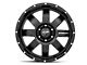 Pro Comp Wheels Trilogy Satin Black 6-Lug Wheel; 17x9; -6mm Offset (19-24 Silverado 1500)
