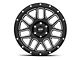 Pro Comp Wheels Vertigo Satin Black Milled 6-Lug Wheel; 17x9; -6mm Offset (14-18 Sierra 1500)