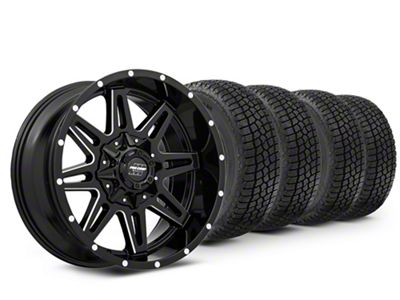 20x9 Pro Comp Blockade Wheel & 33in Milestar All-Terrain Patagonia AT/R Tire Package (09-18 RAM 1500)